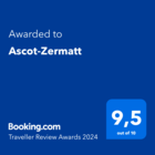 Traveller Review Award